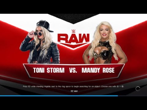 WWE2K22 | TONI STORM vs MANDY ROSE (CLASSIC)
