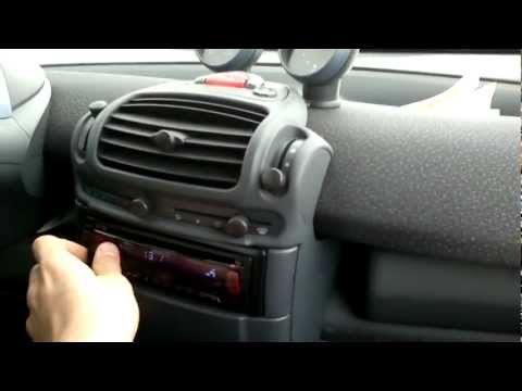 comment demonter autoradio smart fortwo