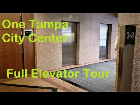 Full Elevator Tour: Otis Series 1 Elevonic 411M Elevators at One Tampa City Center - Tampa, FL