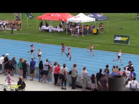 2016 SUBWAY STATE RELAY CHAMPIONSHIPS: GIRLS U10 4X200M FINAL // LAVicTV