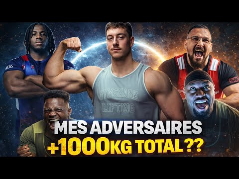 +1000KG TOTAL !! Je peux gagner LES CHAMPIONNATS DU MONDE ?? Qui sont MES ADVERSAIRES ??
