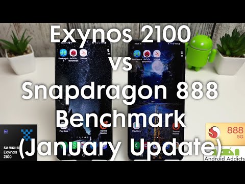 Galaxy S21 Benchmark Test January Update - Exynos 2100 vs Snapdragon 888