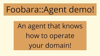 Foobara::Agent code demo