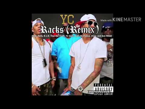 YC - Racks (Remix) (feat. Nelly, B.o.B, Trae the Truth,  Cyhi Da Prynce, Dose, & Ace Hood) (AUDIO)