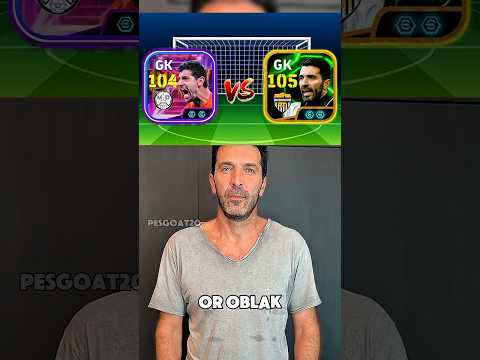 Buffon Choose Top 10 Goalkeeper 🥶 #efootball2026 #pes #football #shorts