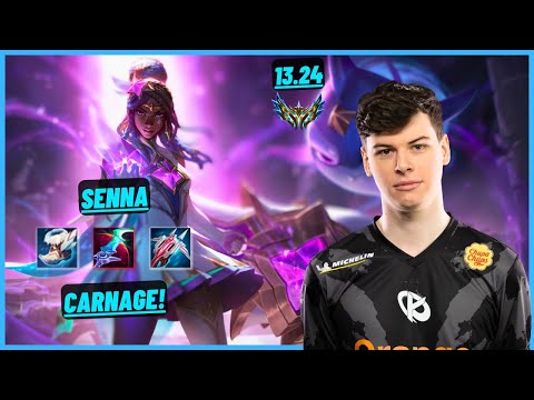 KC TARGAMAS: SENNA & NILAH VS BRAUM & LUCIAN (BOT) DOUBLE KILL, CARNAGE - EUW CHALLENGER PATCH 13.24