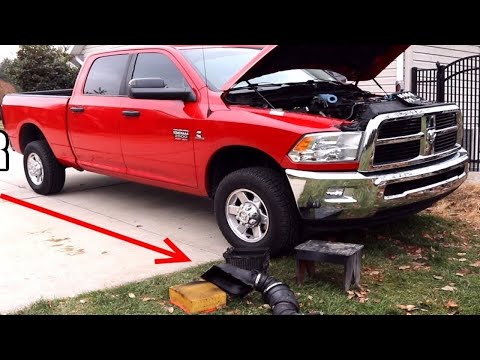 Installing AFE Cold Air Intake on 2010-2018 6.7 Cummins!