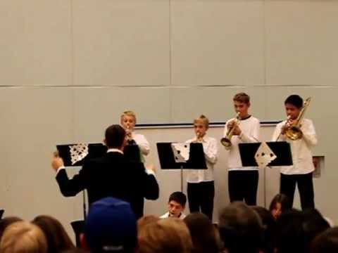 Grade 7 Jazz Band - Nick leads the way