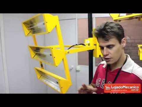 Painel de secagem rápida para automóveis - Vídeo