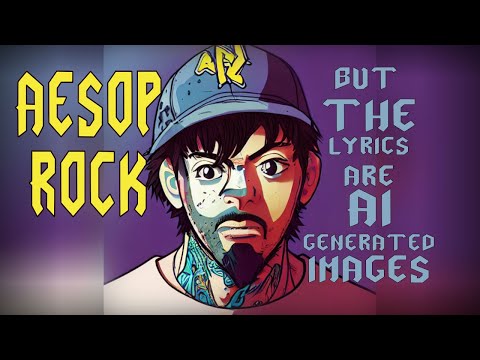 Keep Off The Lawn Remix - Aesop Rock - But the lyrics are Ai generated images