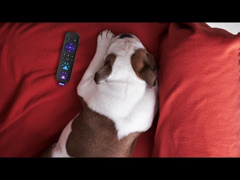 ⁣Introducing the Roku Press Paws Remote