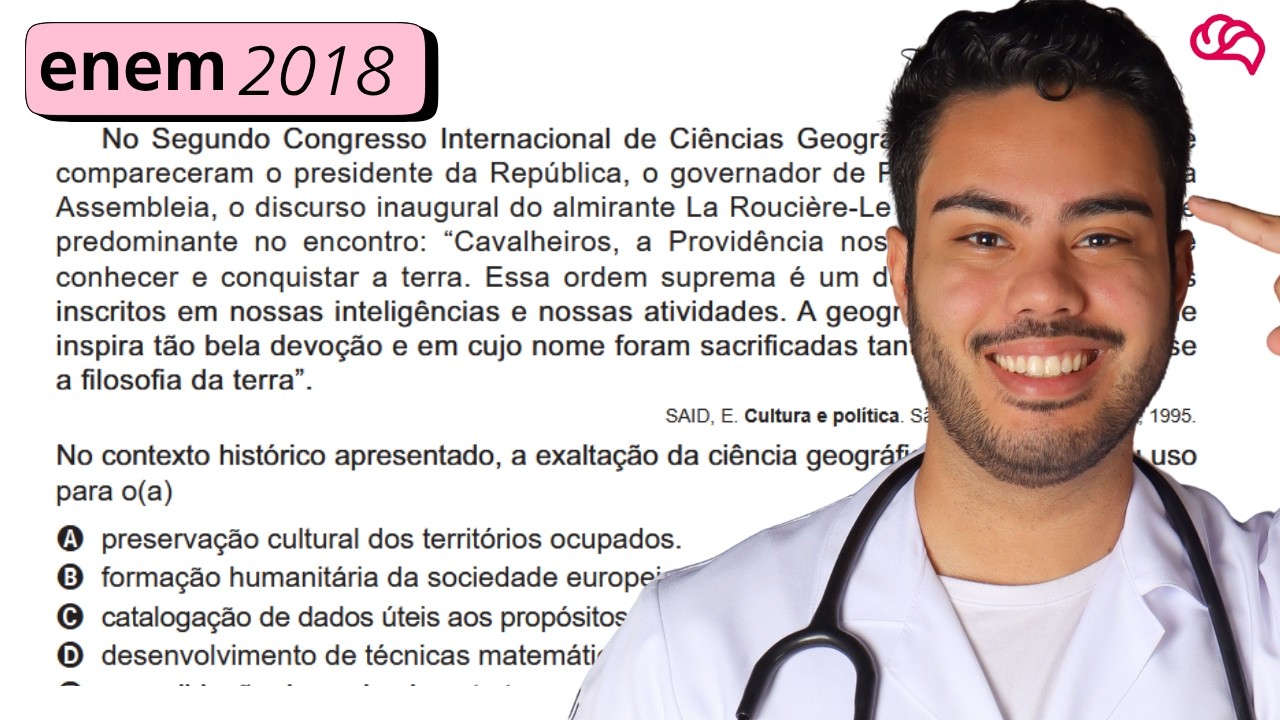 Resolução em Vídeo — Questão 46 ENEM 2018