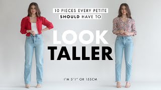 10 Pieces Every Girl Should Have To Look Taller Petite Tips Mp4 3GP & Mp3
