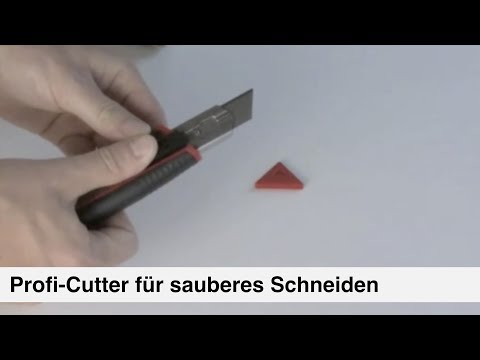 Artikelvideo 1 für WEDO Cuttermesser Auto-Load Profi-Cutter schwarz 18 mm, 1 St., Artikelnummer 379438
