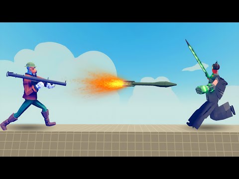 ROCKET LAUNCHER vs SHILD + EVERY UNIT | Totally Accurate Battle Simulator TABS