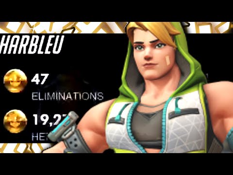 HARBLEU DOMINATING AS ZARYA! 47 ELIMS! [ OVERWATCH SEASON 23 TOP 500 ]