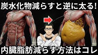 【内臓脂肪を落とす方法】痩せない人が見落としている脂肪減らすダイエット戦略