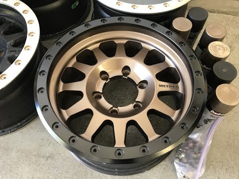 Bronze Method Race Wheels with Dupli-Color Wheel Coating - Toyota Tacoma