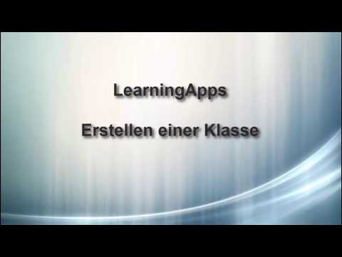 Erstellen einer Klasse mit LearningApps