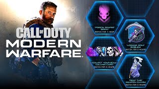 Modern Warfare: FREE Animated Emblem, Card, Charm, & Spray!