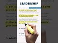 Top 5 LEADERSHIP INTERVIEW QUESTIONS – WINNING Answers to GET YOU HIRED!