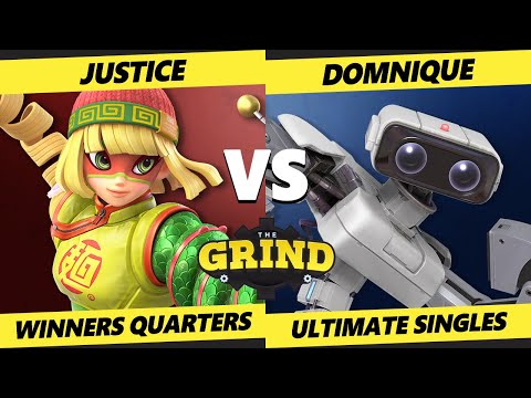 The Grind 157 Winners Quarters - Justice (Min Min) Vs. Domnique (ROB) Smash Ultimate - SSBU
