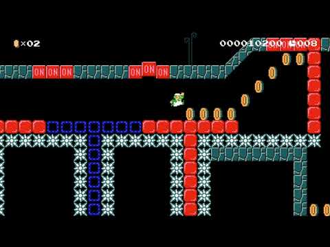 ONOFF × P-switch speed run!? 20sec by くするど - Super Mario Maker 2 - No Commentary 1by