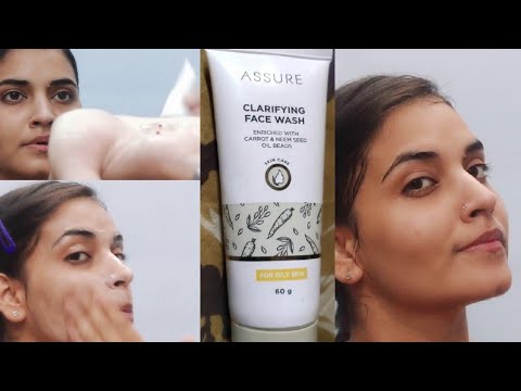 Assure Clarifying Face Wash Enriched with carrot and neem seeds oil beads |Vestige|Ank Gouri Styles
