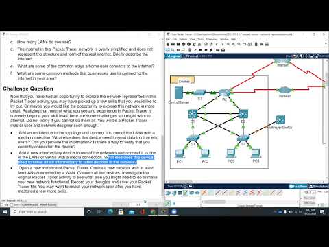 1 5 7 Packet Tracer   Network Representation (Challenge Questions)