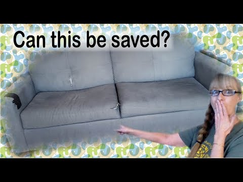 How do i fix this on a couch? : r/upholstery