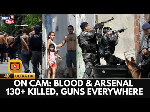 BRAZIL: 130 Killed In Rio Police Operation; Authorities Reveal Huge Gun Stockpile | Rio Raids | 4K