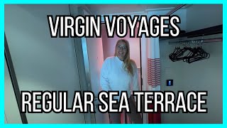 Virgin Voyages Regular Sea Terrace 10046z and 10050Z Different Configurations
