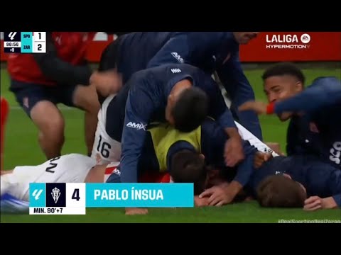 Todos los goles del Sporting de Gijón temporada 2023-2024