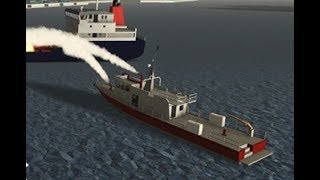 Sinking my own Fireboat!!! Dynamic Ship Simulator III