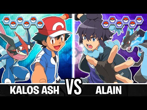 Kalos Ash vs Alain - Pokemon Battle