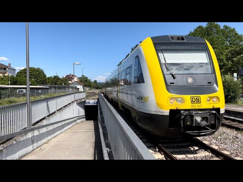 Bahnverkehr in Rheinfelden (Baden) (13.07.2023)