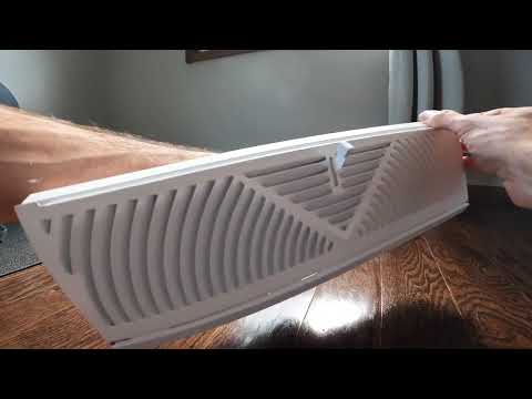 How to open & install a baseboard vent