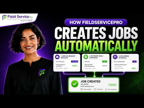 Como automatizar a criação de trabalhos no FieldServicePro