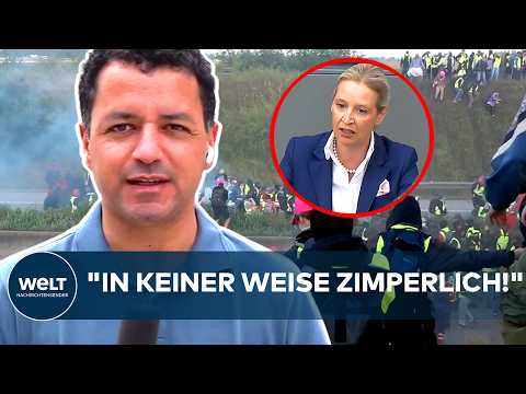 Video Thumbnail: ERFURT IM AUSNAHMEZUSTAND: "Auf Leute gestürzt!" AfD-Parteitag beginnt unter massivem Polizeischutz!