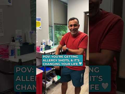 Allergy shots—one of the life-changing treatments we offer 🤍 #ChackoAllergy