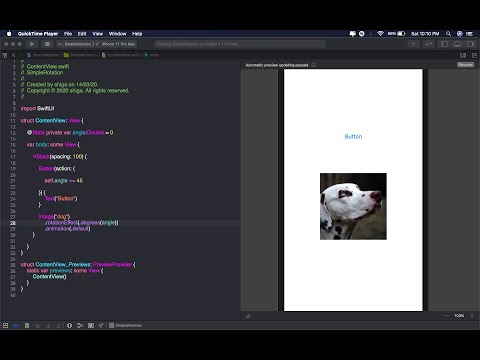 Simple RotationEffect in SwiftUI