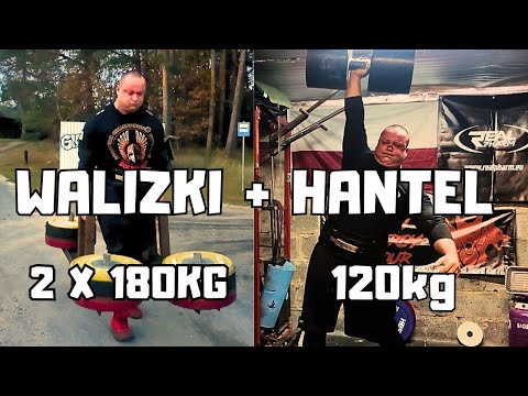Preparation for Strongman Games Texas | Dumbbell Press 120kg, Squat 320kg, Farmer 2 x 180kg