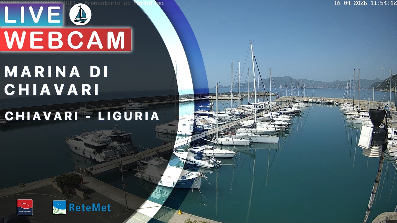 Live webcam view of Marina di Chiavari Live Cam