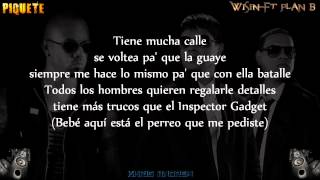 Piquete - Wisin Ft Plan B (Letra)