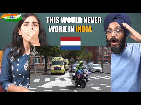 Indians React to Amazing Dutch Police Escort for Ambulance