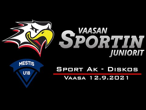 U18 Mestis. Sport Akatemia - Diskos. Vaasa 12.9.2021