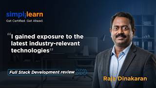 Simplilearn Reviews | Backend to Full Stack: A 16-Year Career Transformation #GetCertifiedGetAhead
