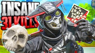 INSANE Bloodhound 31 KILLS and 5,700 Damage Apex Legends Gameplay Season 21