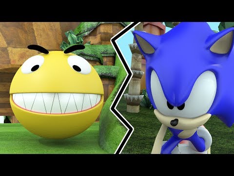 Pacman in Sonic world