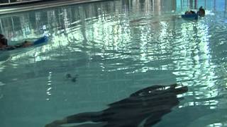 preview picture of video 'UK Freediving record Dynamic No Fins Freediver Rebecca Coales'